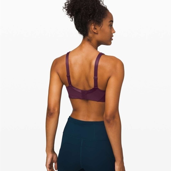 Lululemon Run Times Sports Bra Arctic Plum - Picture 4 of 9